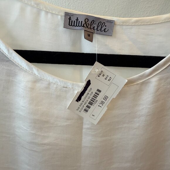 Tutu & Lilli Gigi Top in White - New - Picture 3 of 3
